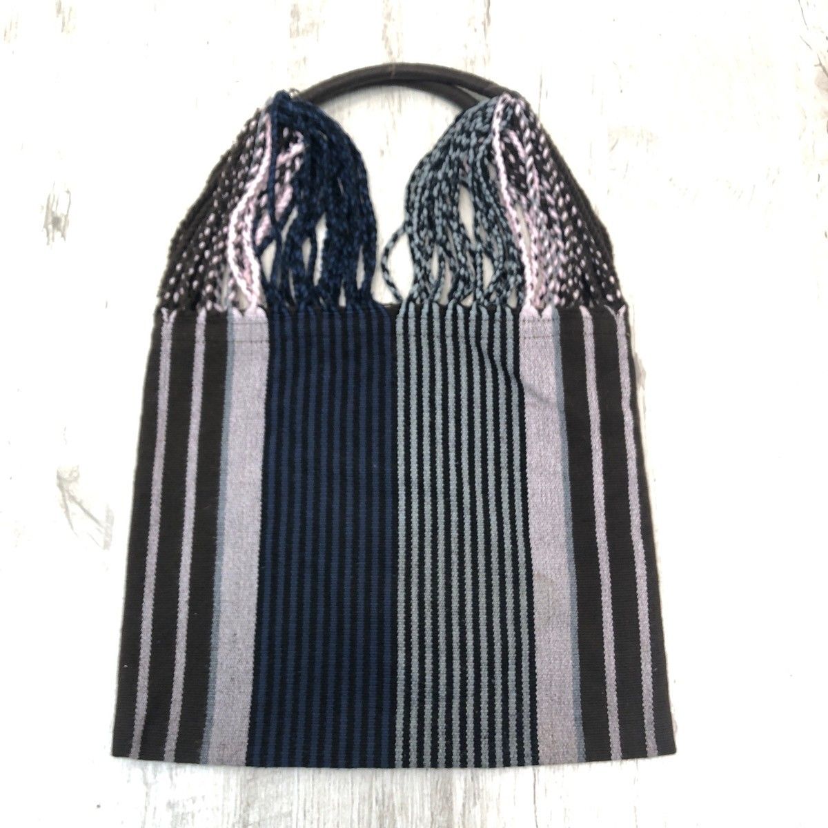 MARNI MARKET HAMMOCK BAG マルニ ハンモックバッグ ブルー クロシェ 