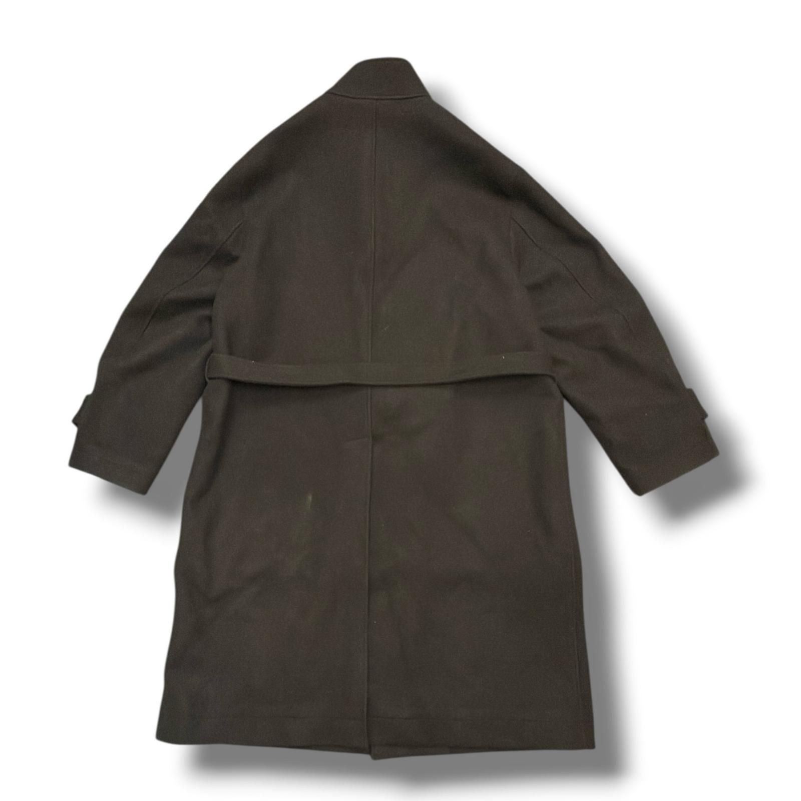 参考上代115000円 stein ssstein 20AW OVER SLEEVE STAND COLLAR COAT オーバーサイズススタンド コート シュタイン ST.172 ブラウン S 94917A