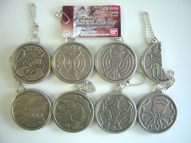 仮面ライダーオーズ　ダイキャスト製セルメダルスイング　フルコンプセット ☆Hge26BZ仮面ライダーオーズセルメダルスイングフルコンプ全8種
