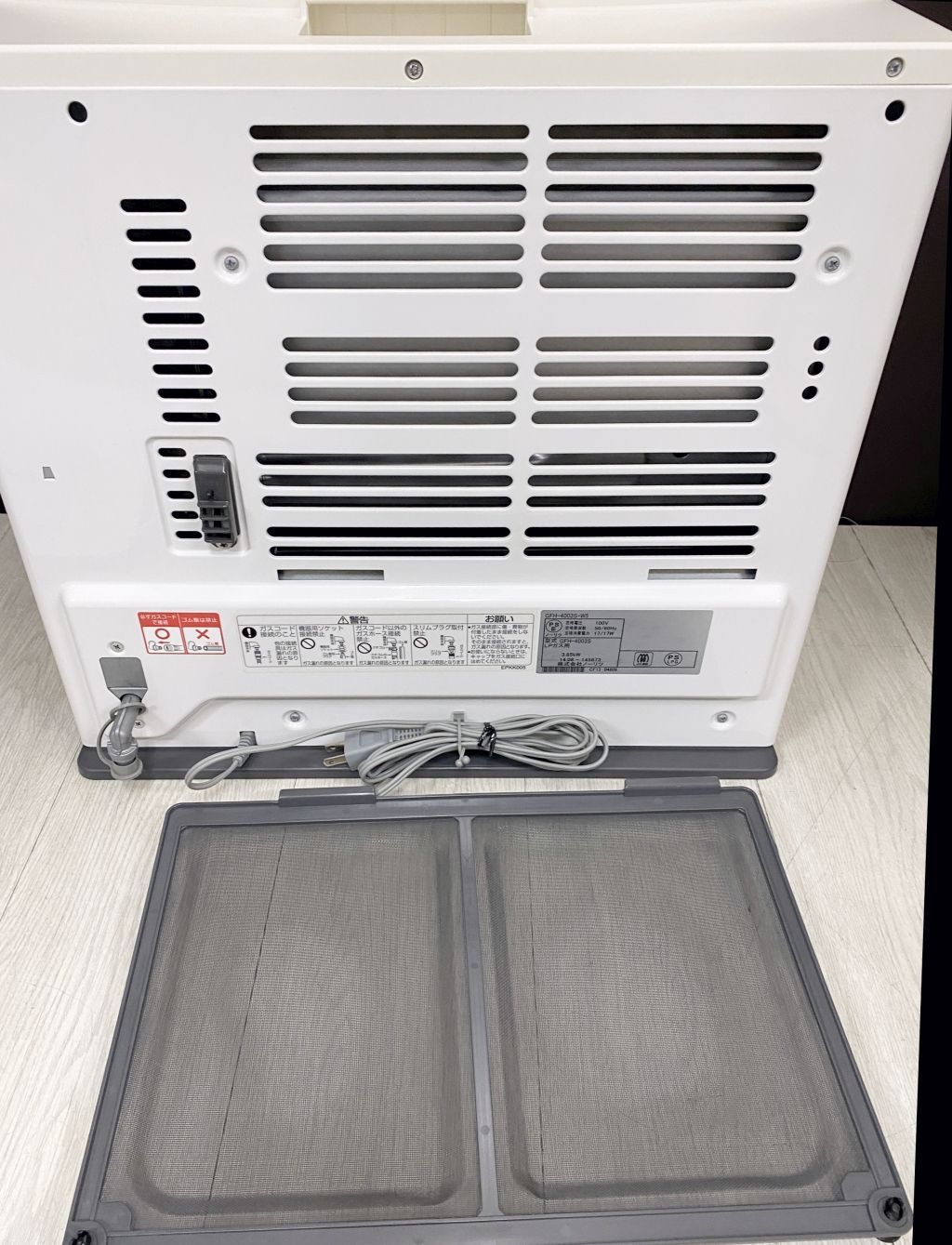 ノーリツ LPガスファンヒーター GFH-4003S-W5 注文 2mホース付き