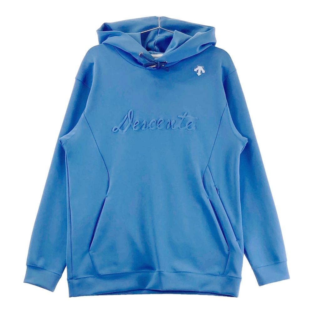 サイズ M DESCENTE GOLF デサントゴルフ モデル 3Dロゴパーカー ブルー系 240101558093 ゴルフウェア メンズ ストスト