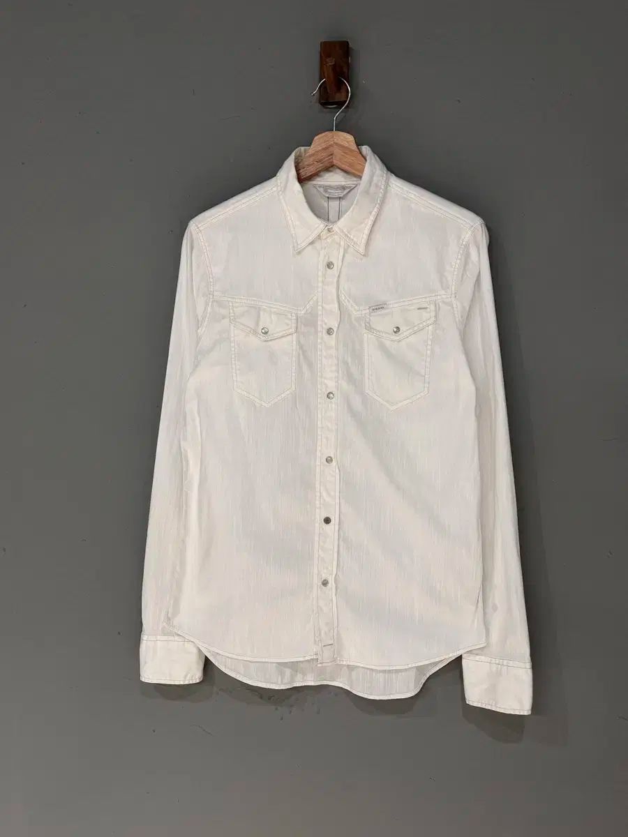 DIESEL ディーゼル 白 ウェスタン シャツ