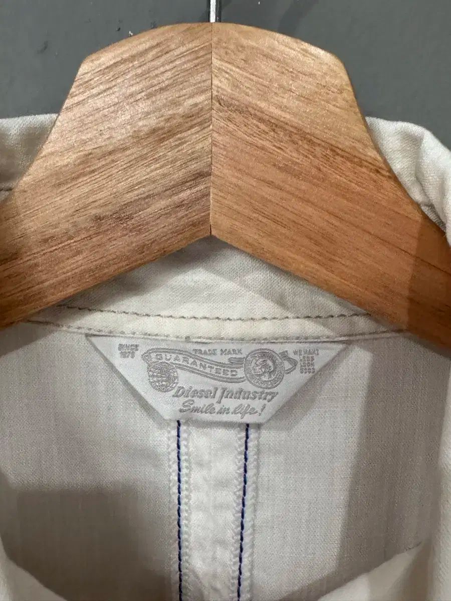  DIESEL ディーゼル 白 ウェスタン シャツ 長袖 シャツ ブラウス