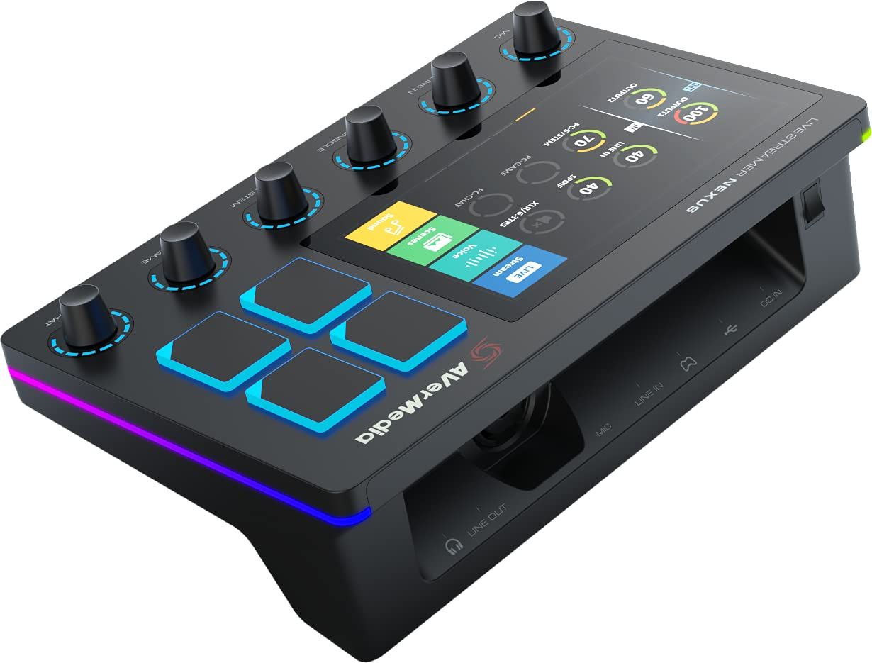 AVerMedia LIVE STREAMER NEXUS AX310 オーディオミキサー & 配信者