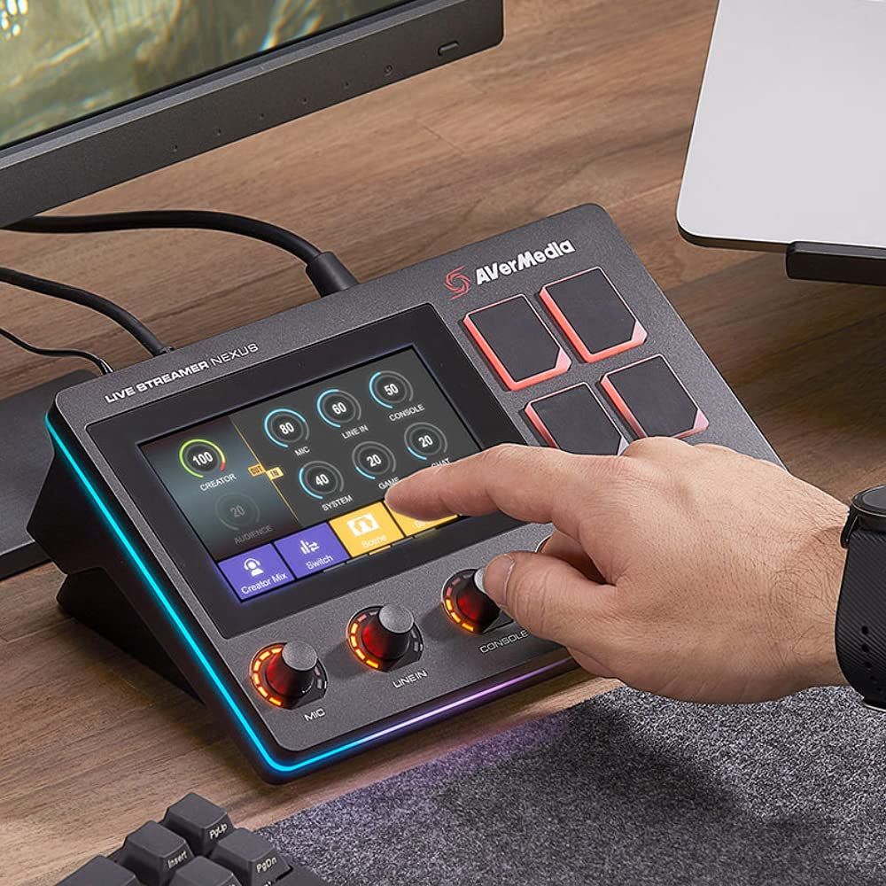 AVerMedia LIVE STREAMER NEXUS AX310 オーディオミキサー & 配信者