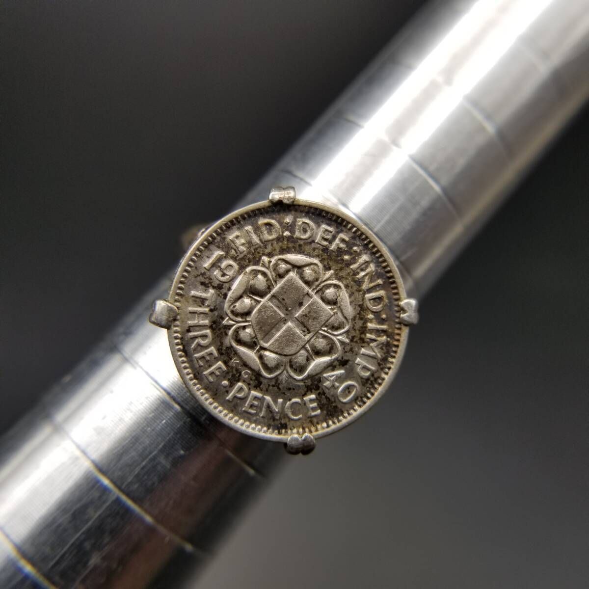 吉田明(物故)作 三島手 小皿 6枚 吉田明(物故)作 ／ 粉引抹茶茶碗 吉田