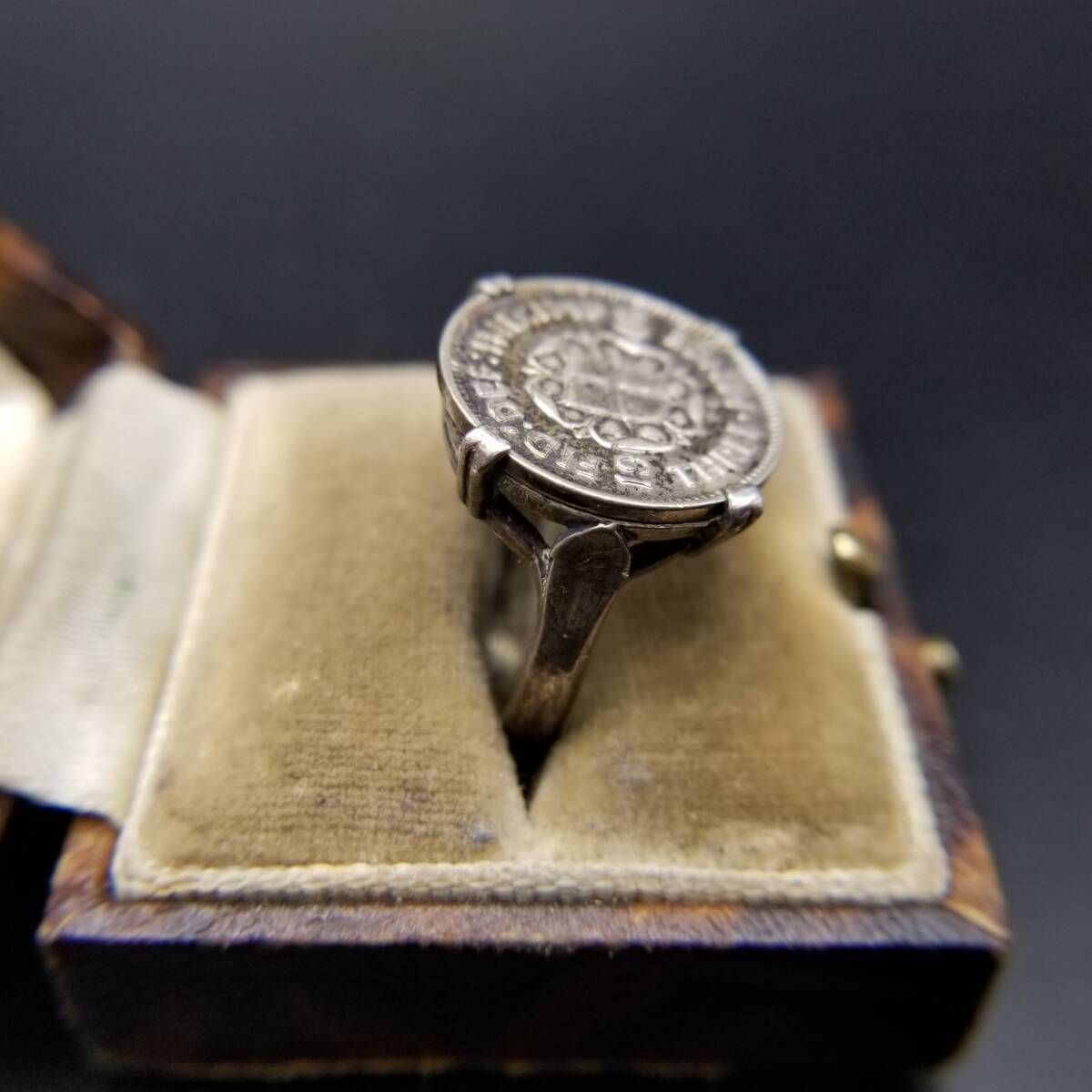 Georgivs VI コインモチーフ 925 シルバー ヴィンテージ リング 銀 指輪 クラシカル 存在感 ソブリンリング 国王ジョージ6世  Y24-R⑥ 925 コインリング US 1ドル [cr360] | お洒落なレディースアイテム,リング | SILVER KYASYA