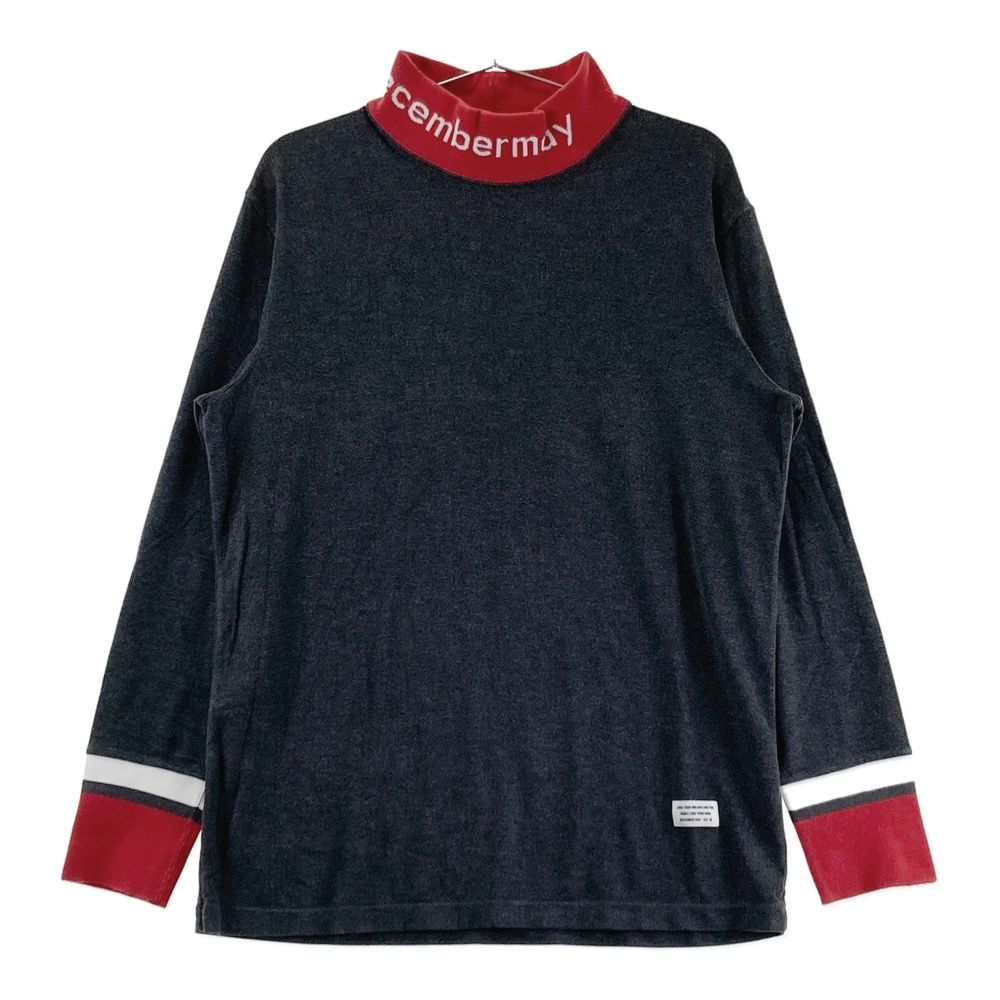 サイズ XL DECEMBERMAY ディセンバーメイ ハイネック長袖Tシャツ グレー系 240101559233 ゴルフウェア メンズ ストスト