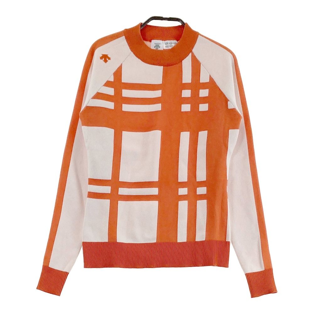 サイズ：S DESCENTE GOLF デサントゴルフ : ニットセーター 総柄