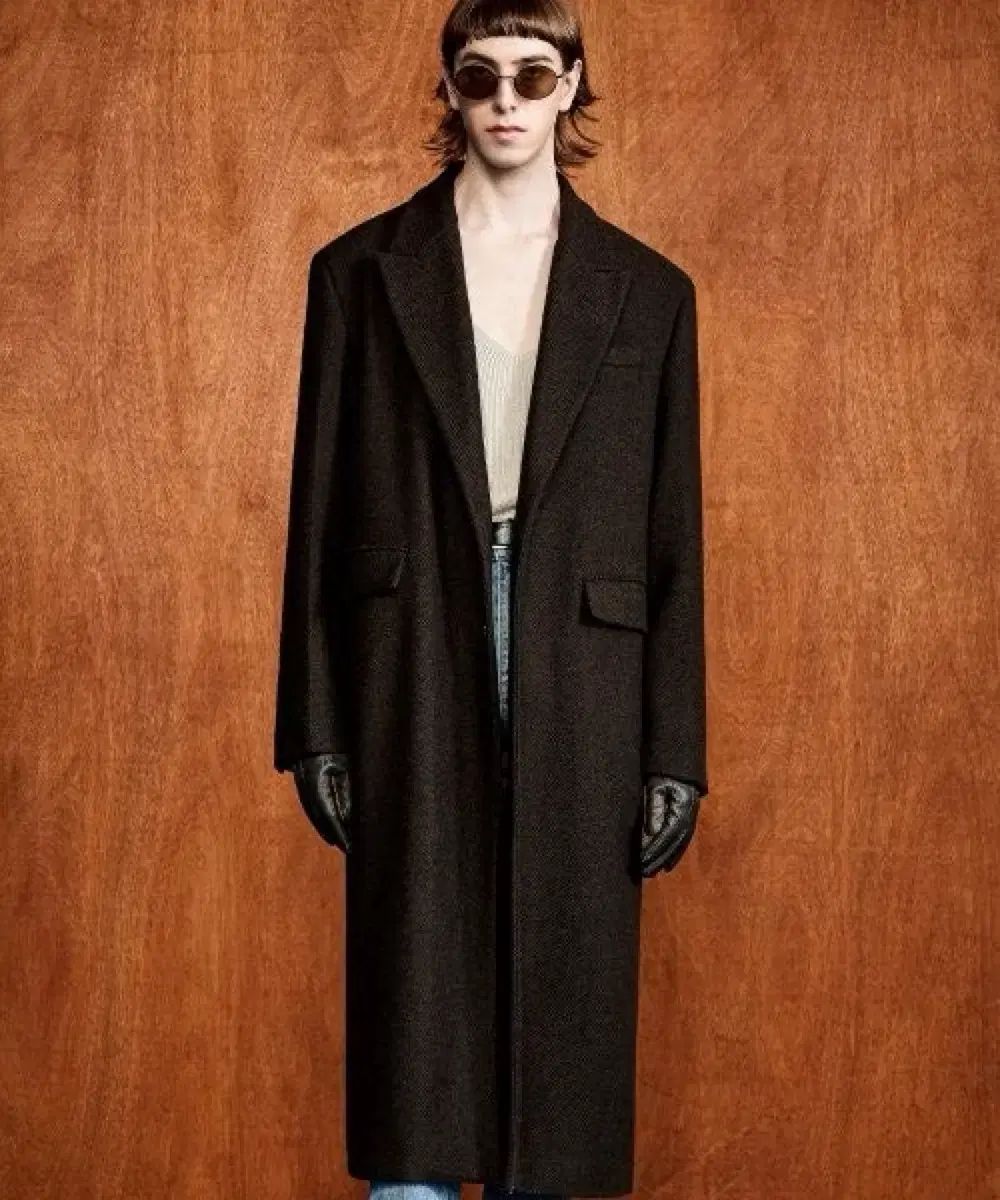 ムード BIG コート ブラウン 46