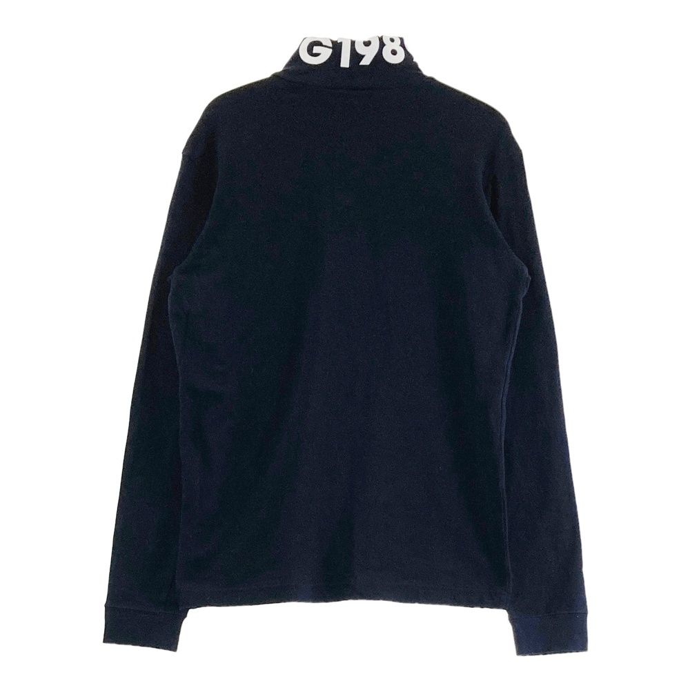 サイズ 1 PEARLY GATES パーリーゲイツ ハイネック 長袖Tシャツ ネイビー系 ゴルフウェア レディース ストスト