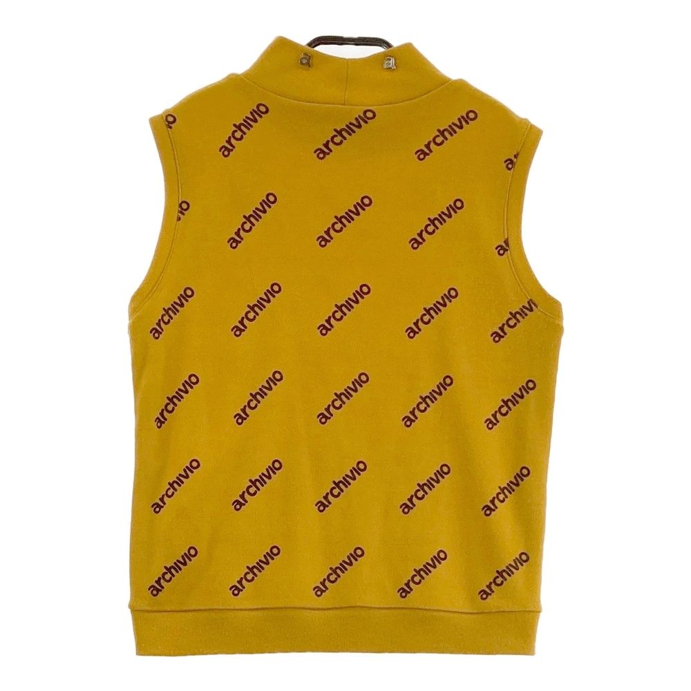 サイズ：38 ARCHIVIO アルチビオ ; ウール混 ハイネック ニットベスト