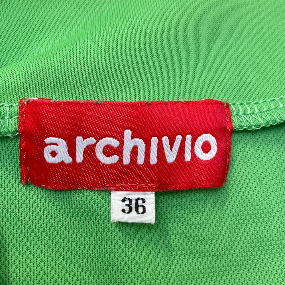  サイズ 36 アルチビオ ハイネック 長袖Tシャツ グリーン系 ゴルフウェア レディース ストスト シャツ レディースウェア