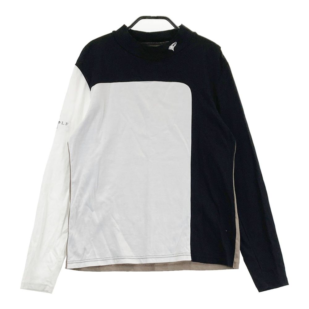 サイズ L BEAMS GOLF ビームスゴルフ モデル ハイネック 長袖Tシャツ ホワイト系 ゴルフウェア レディース ストスト