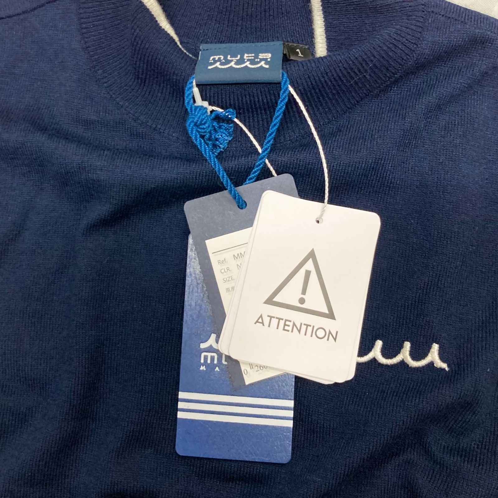 極美品 muta MARINE GOLF ムータマリンゴルフ レディース ジャガード