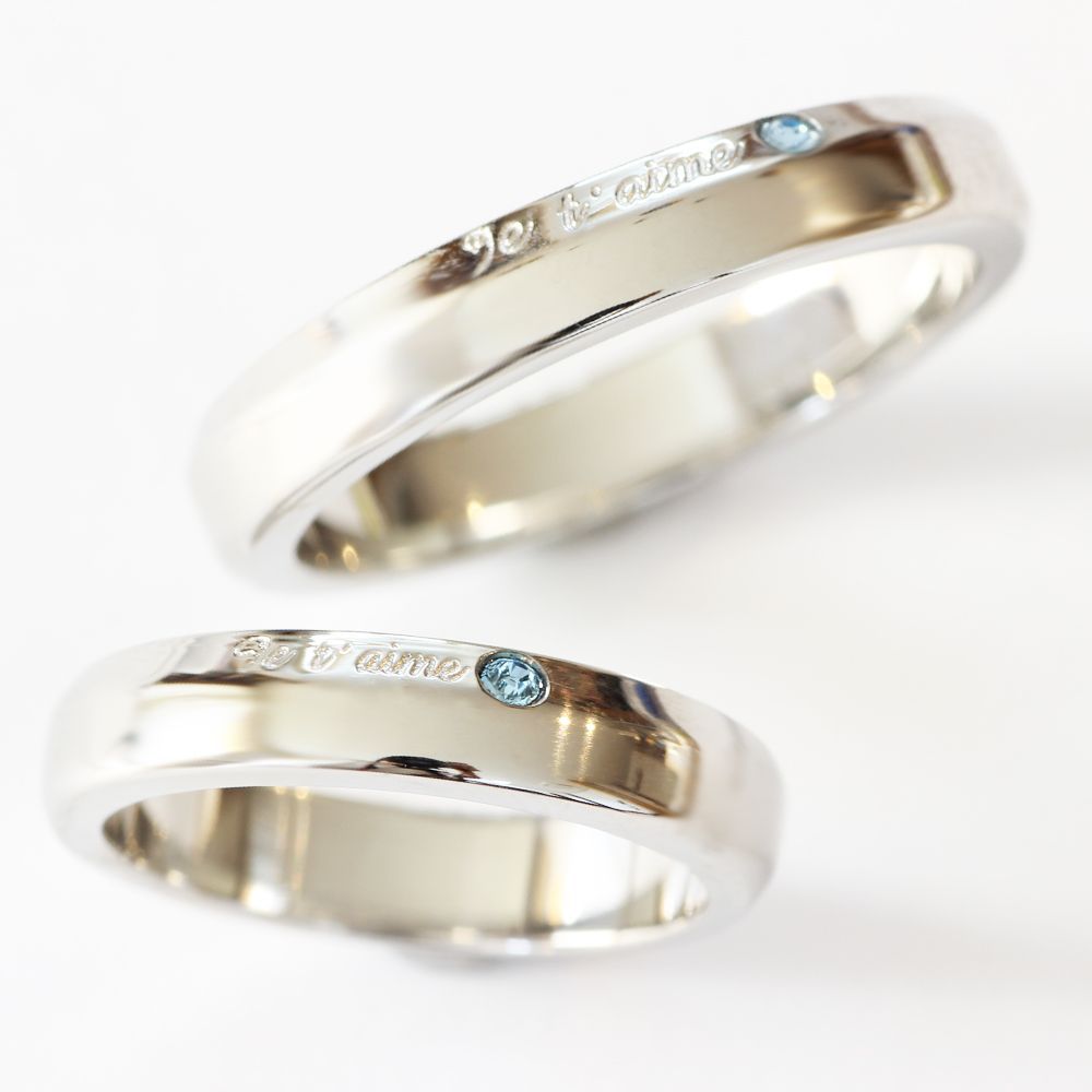 ステンレス 指輪 ジュテイム 愛 サージカルペアリング つけっぱなしOK 金属アレルギー対応 316L 誕生日プレゼント 記念日 高品質 お祝い ブライダル 結婚 金属アレルギー対応 記念日のプレゼントにも人気 ジーラブ r24