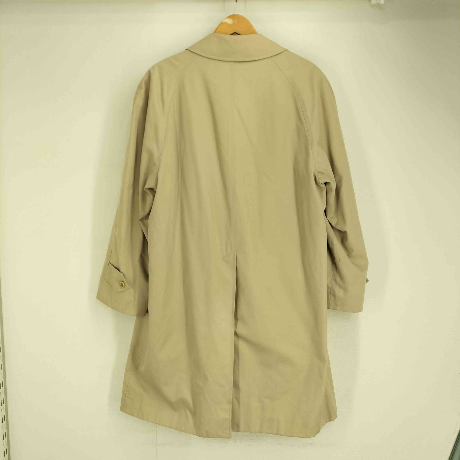 バーバリーズ BURBERRYS 90S 裏地ノバチェック 比翼 ステン コート メンズ 表記無