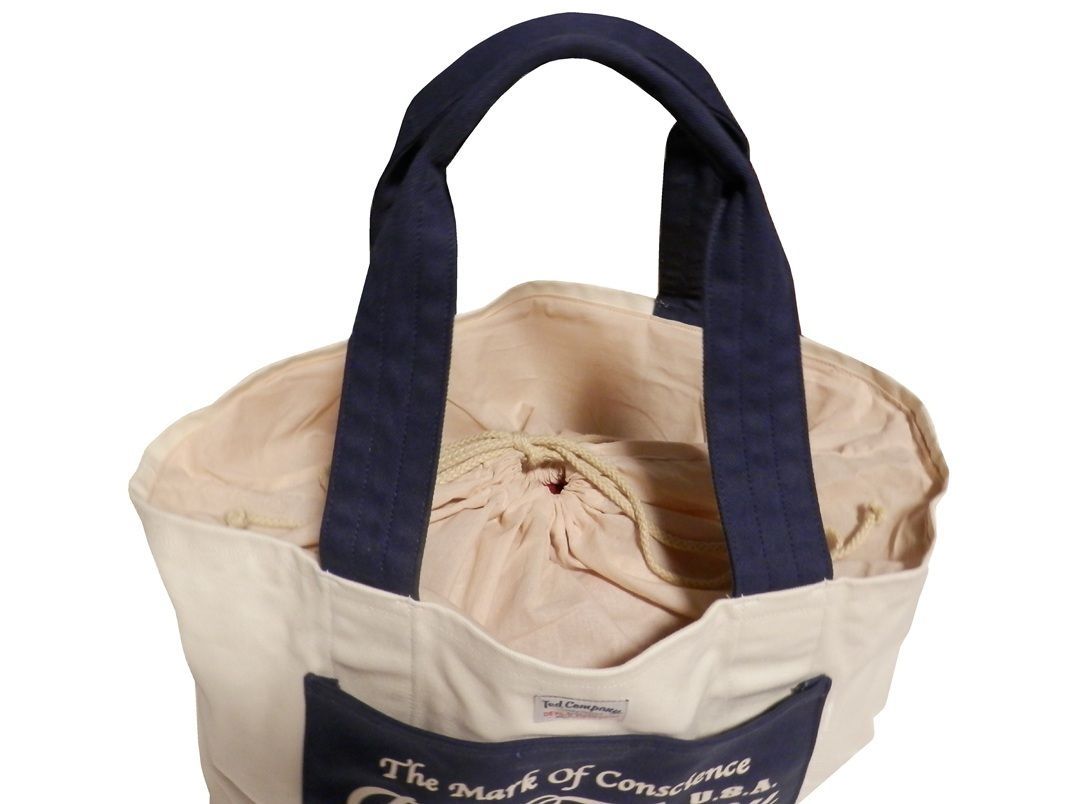 巾着付きバッグ