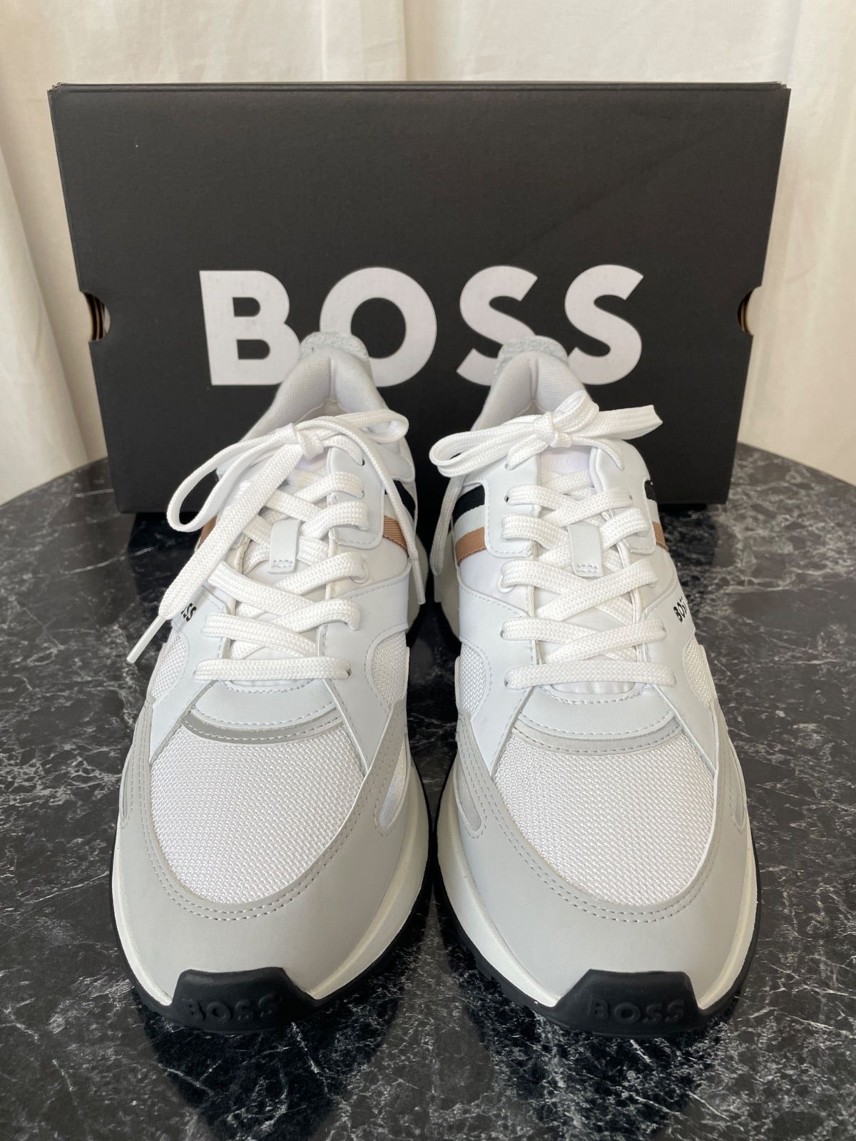 BOSS ボス メンズ スニーカー シューズ Jonah Runn EVAラバー アウトソール サイズ41