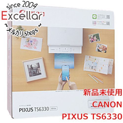 bn 18 箱きず やぶれ Canon製 インクジェット複合機 PIXUS TS6330 ホワイト