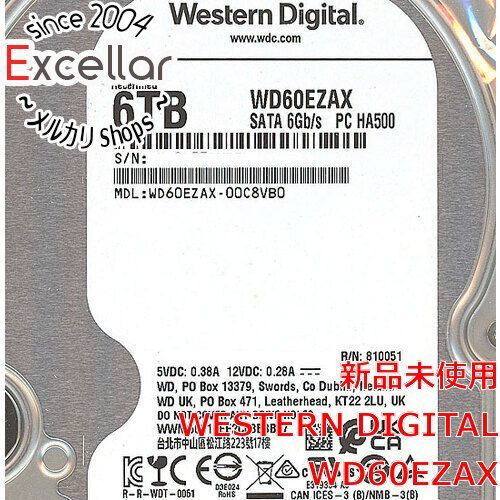 bn 12 Western Digital製HDD WD60EZAX 6TB SATA600 5400