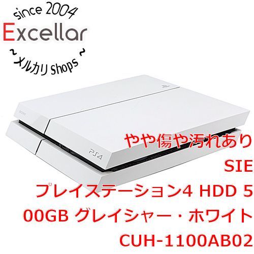 bn 14 SONY プレイステーション4 500GB ホワイト CUH-1100AB02 本体のみ