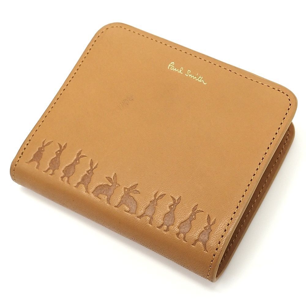 Paul Smith バニーエンボス レザーウォレット 財布 ベージュ PWD 873 ポールスミス レディース 5 CH K 06193 KOV 17