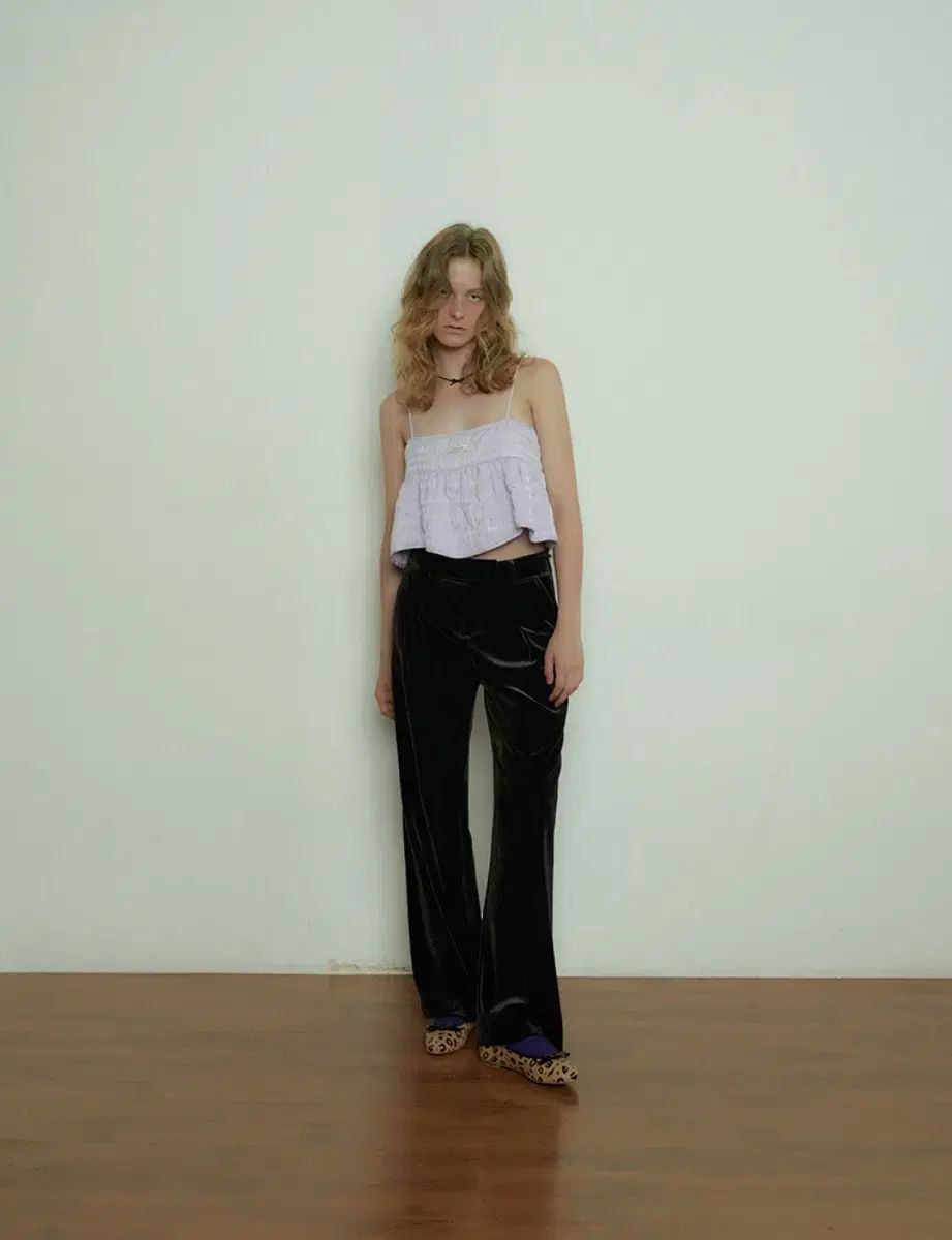  オーバーデューフ ツアーベルベット パンツ スラックス パンツ