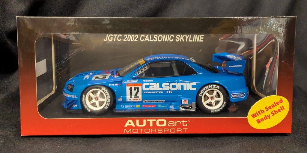 AUTOart 1 18 NISSAN SKYLINE JGTC 2002 12 80276