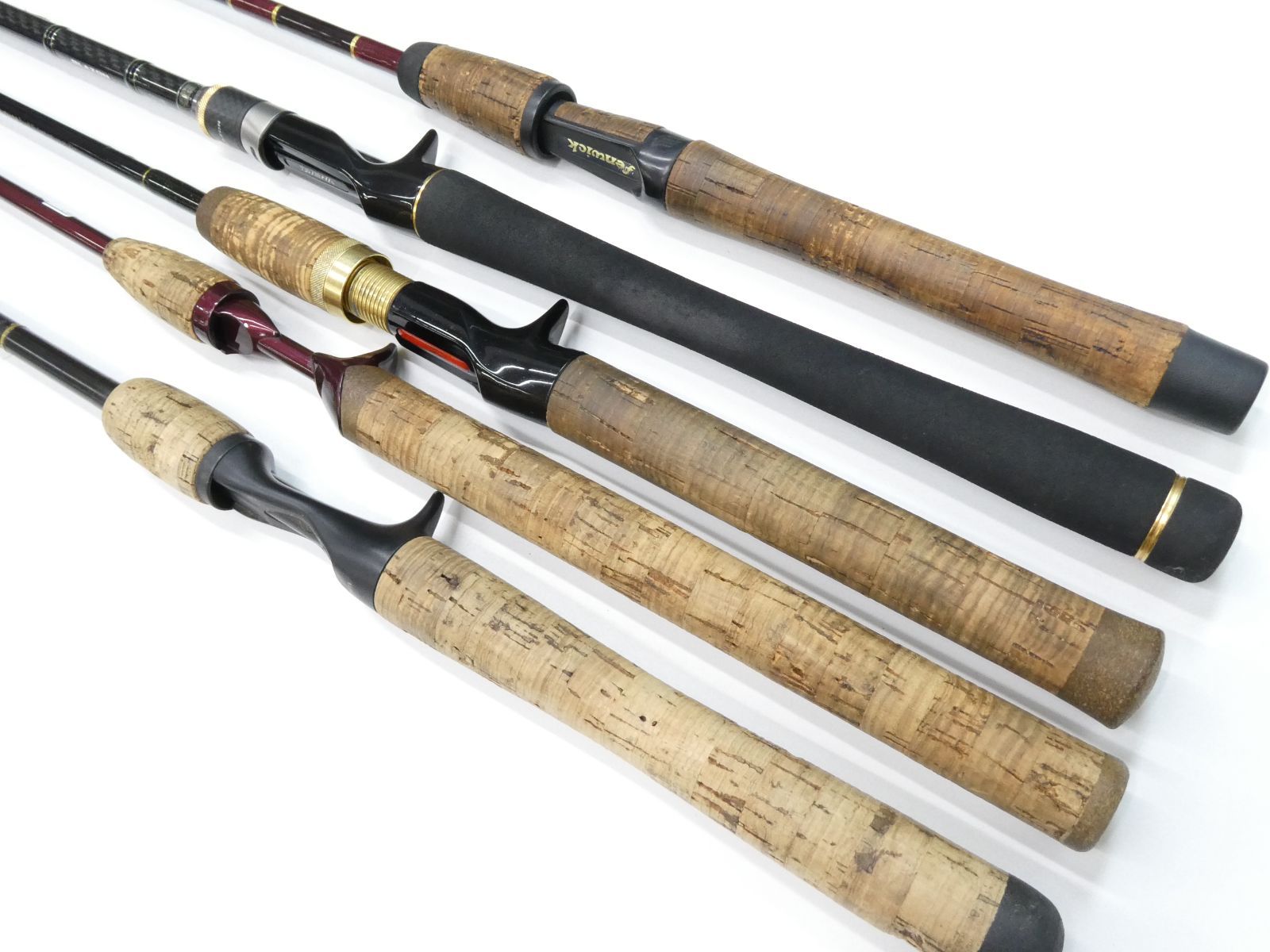 ジャンク品 1ピース バスロッド バラエティセット 01-2140