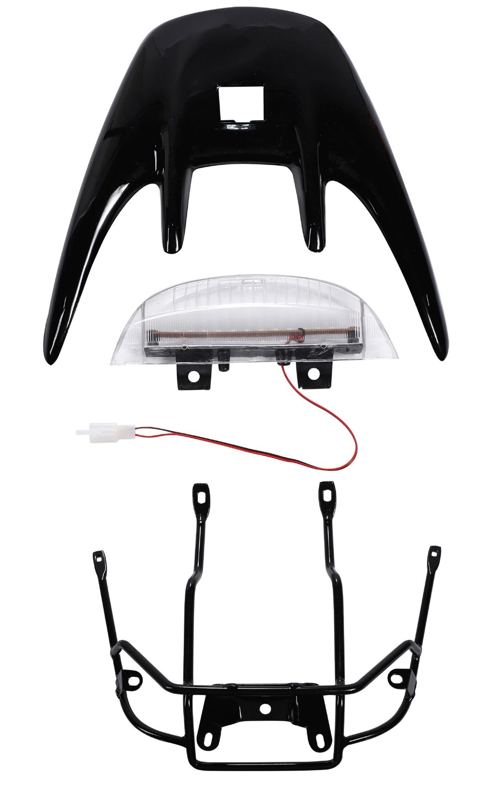 HED H3pIus 前後セット　リア新品未使用 nagitimu－yuyu] Live Dio ZX AF35 AF34 リアウイング リアスポイラー