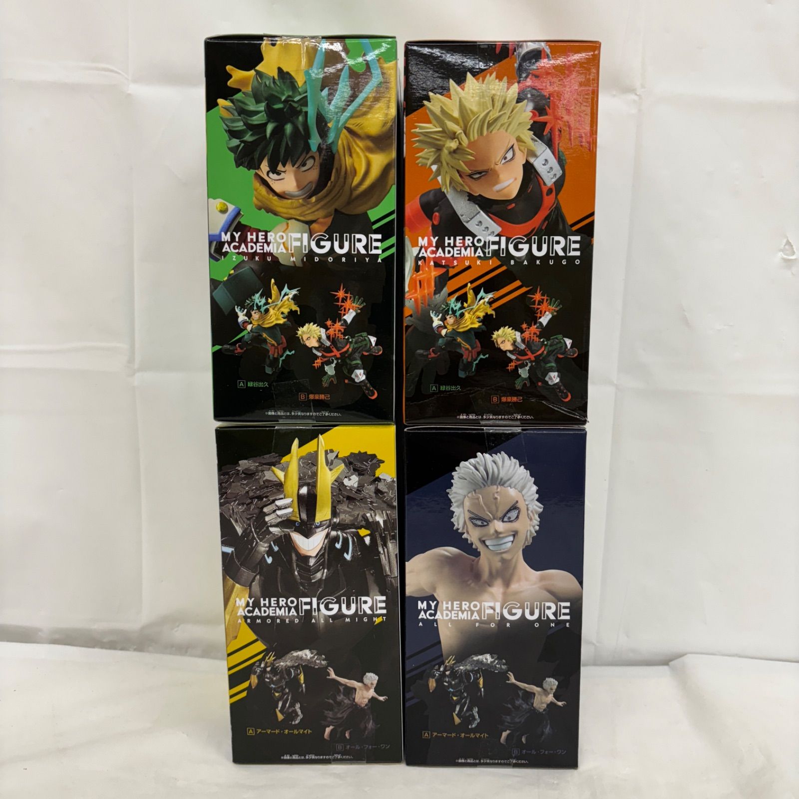 僕のヒーローアカデミア GiGO限定 プライズフィギュア 4点セット 新品未開封】僕のヒーローアカデミア GIGO プライズフィギュア 4種