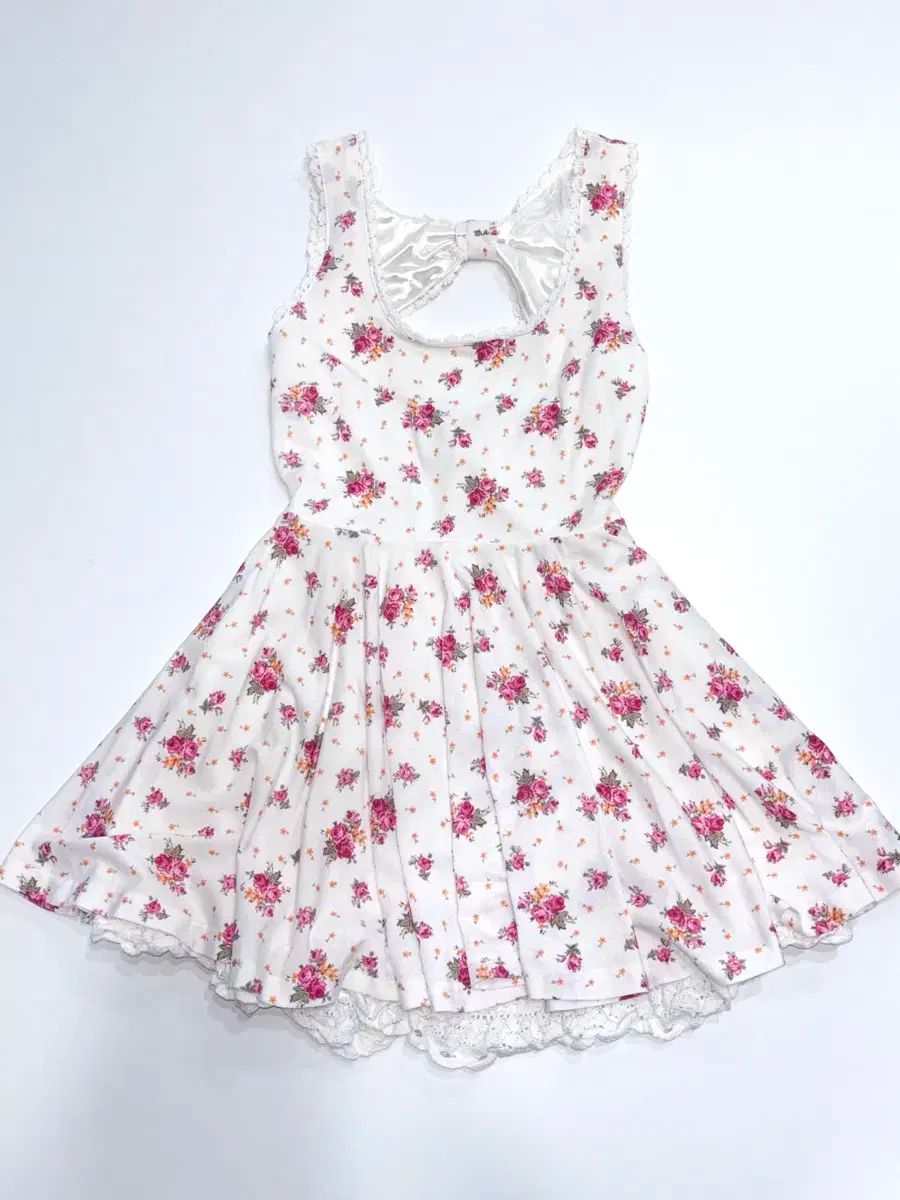 リズリサ リボン フローラル ONE PIECE トラルララ アクシーズファム ラテ ギャル 姫ギャル