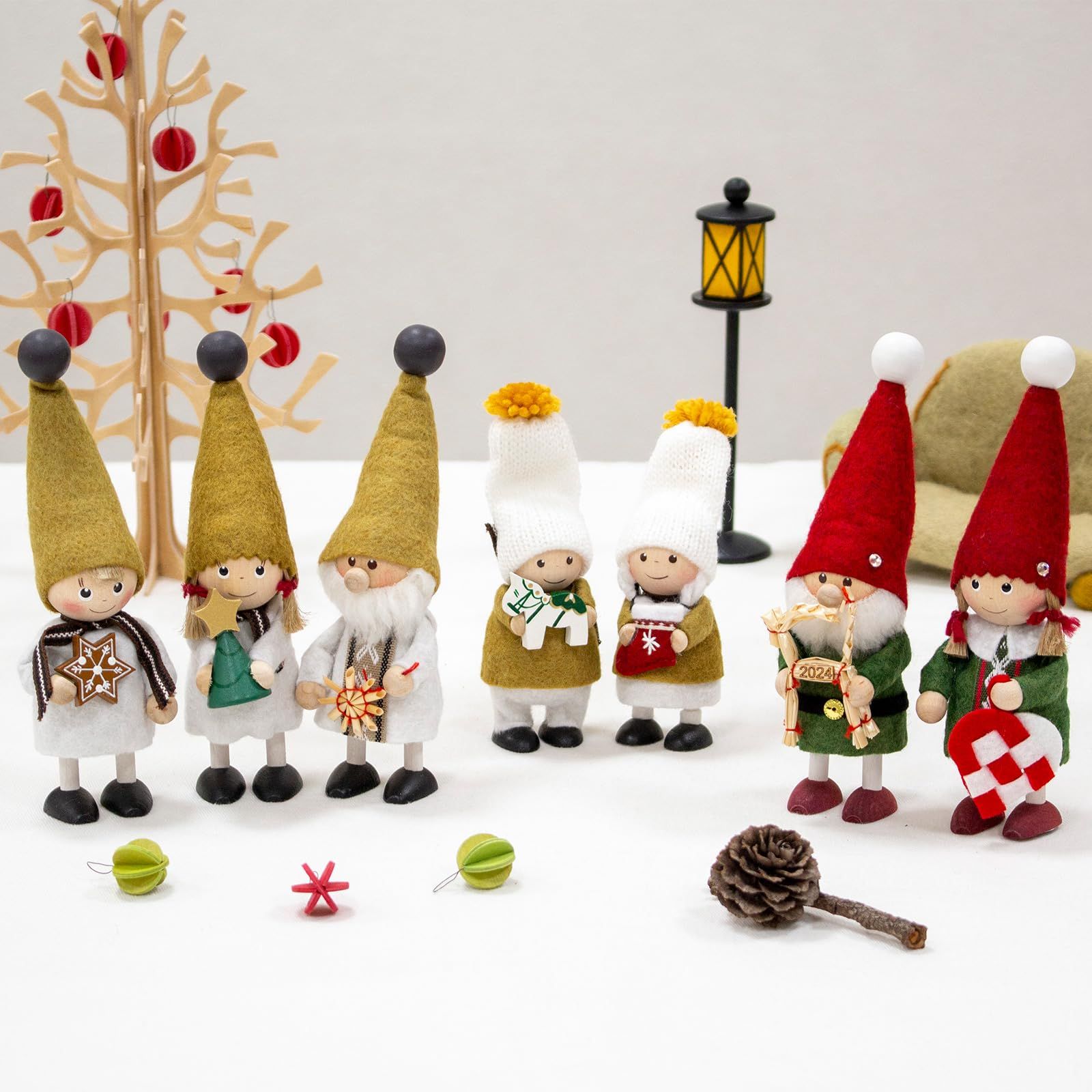 NORDIKA nisse ノルディカ ニッセ クリスマス 木製人形 ツリーを持った