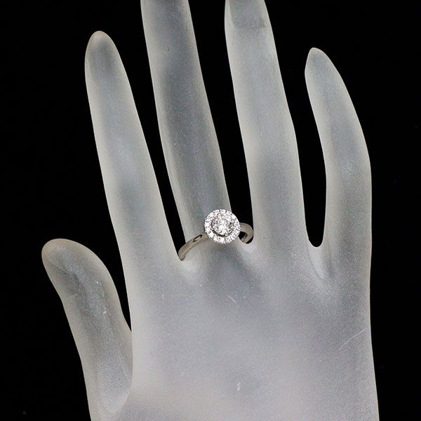 フォーエバーマーク Pt900 ダイヤモンド リング 0.526ct G SI1 VG D0