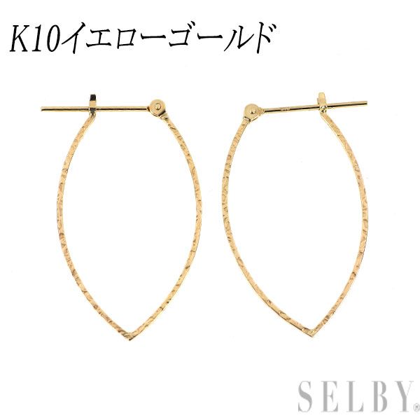 K10YG デザイン フープピアス