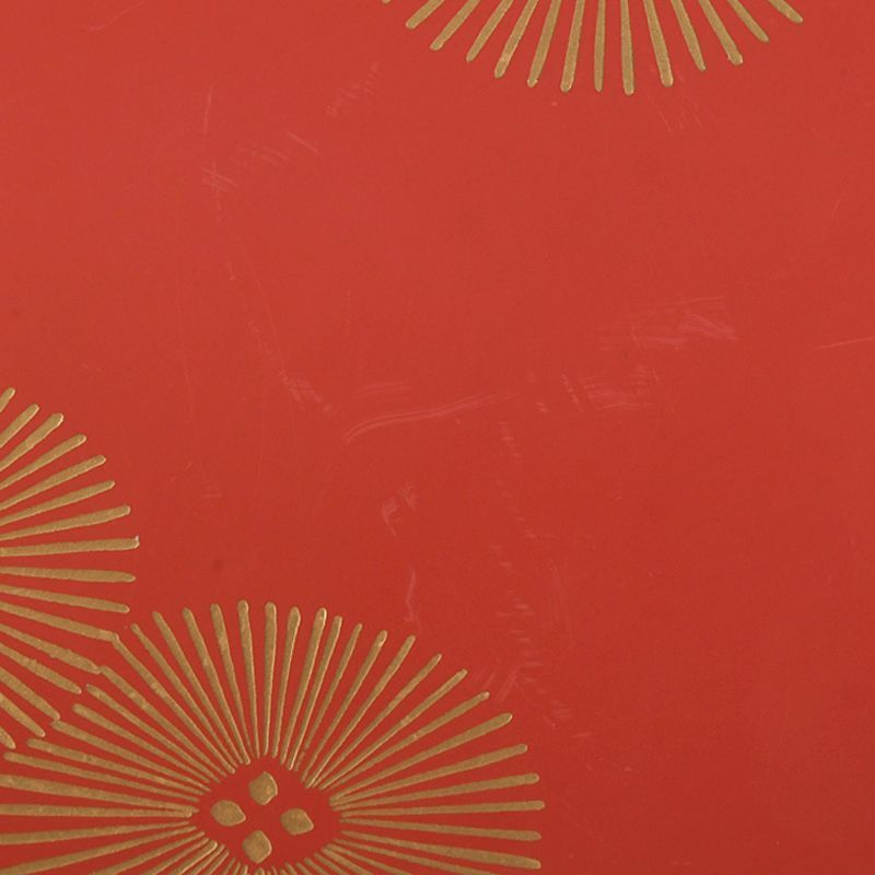 茶道具 塗師 川端近左作 朱唐松蒔絵 盃 共箱 C S308 - メルカリ