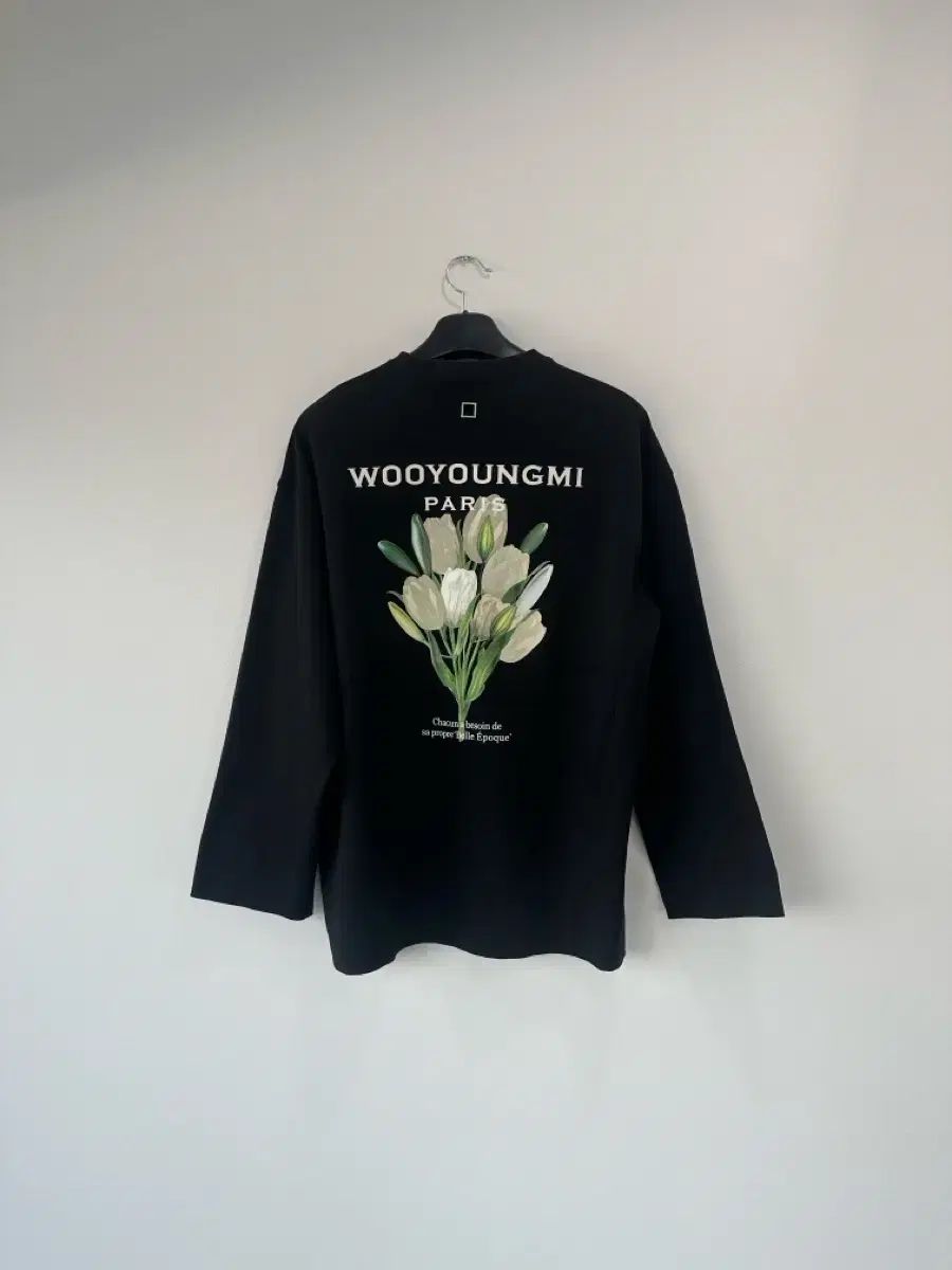 46 ウーヨンミ フラワー ロングスリーブ 長袖Tシャツ