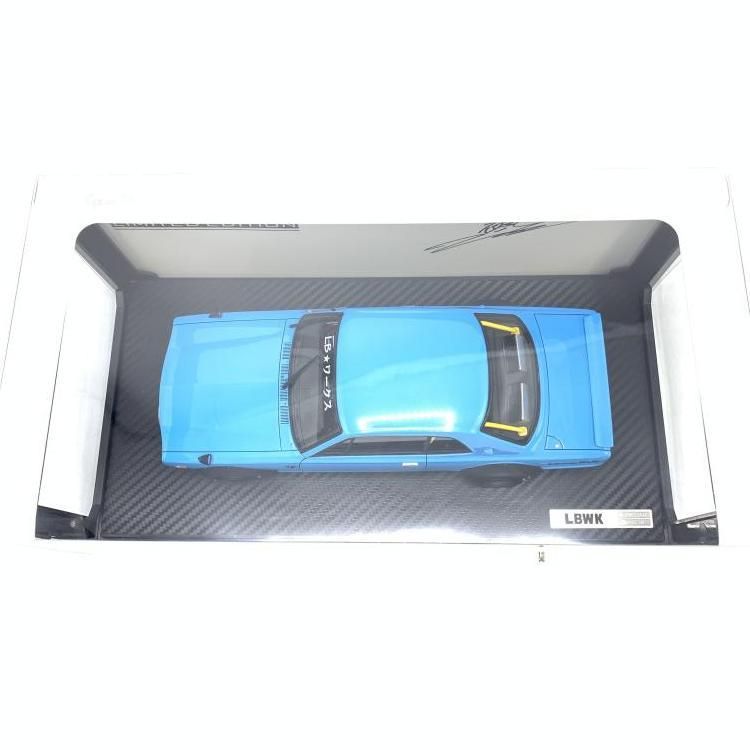 中古】イグニッションモデル 1/18 LB-WORKS Hakosuka 2Door Light Blue
