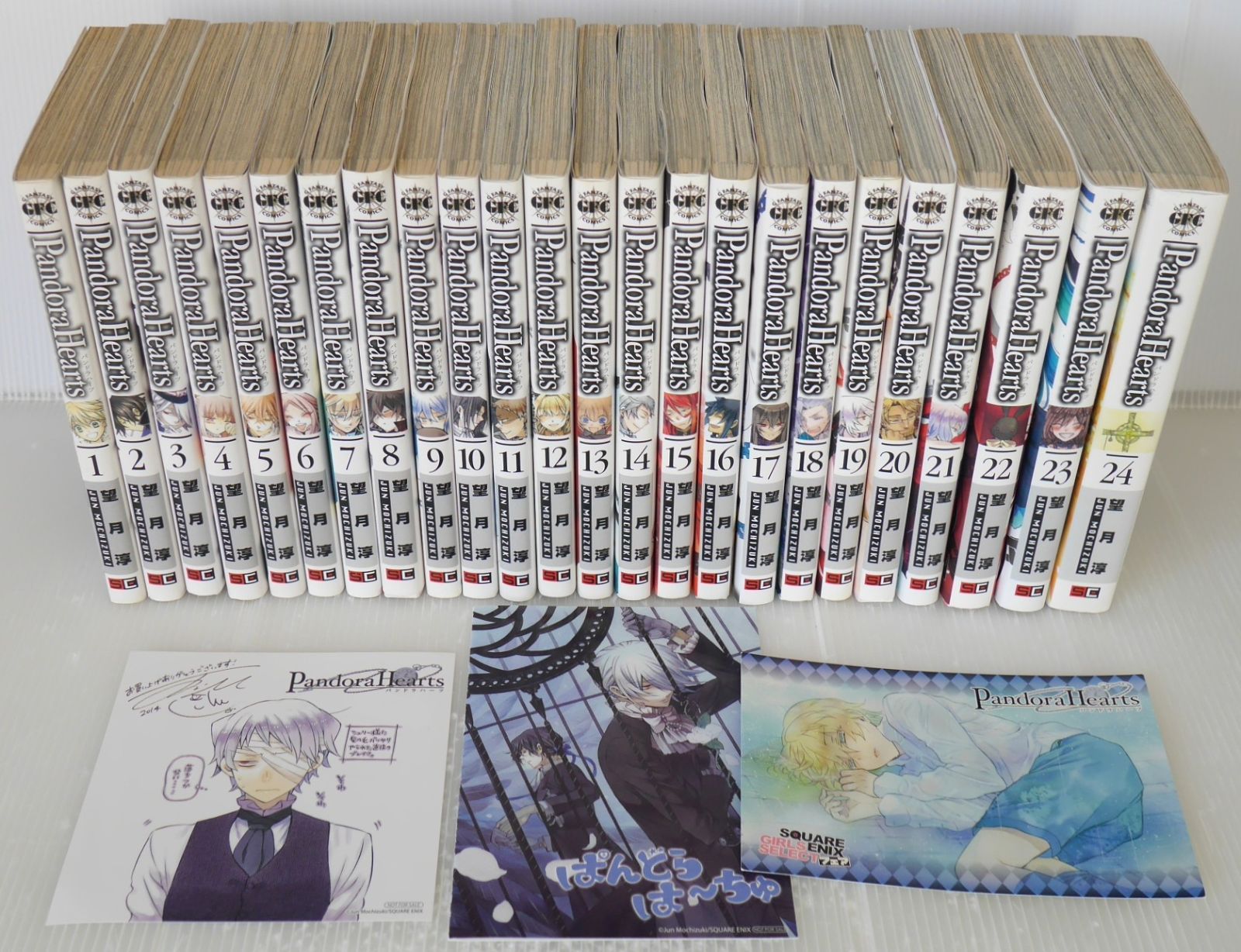 目立つ染み日焼けなどのダメージあり パンドラハーツ 全24巻 著 望月 淳 Pandora Hearts vol 1 24 Complete Set
