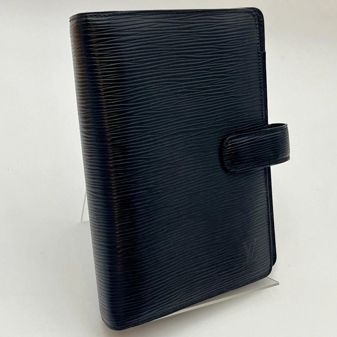LOUIS VUITTONエピ アジェンダMM R20042 ノワール 手帳カバー B56