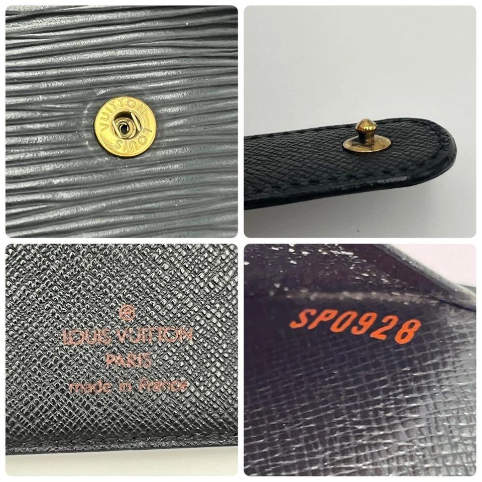 LOUIS VUITTONエピ アジェンダMM R20042 ノワール 手帳カバー B56 ルイ