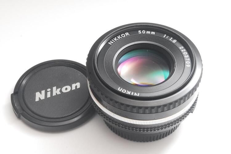 nikon ニコン nikkor ai-s 50mm f1.8 パンケーキレンズ 動作 済み
