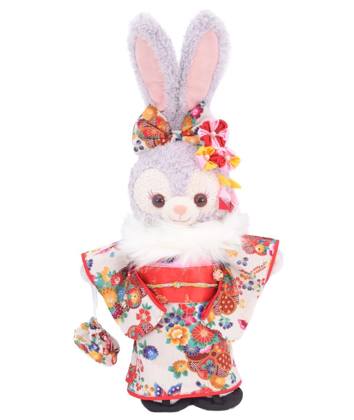 ステラルー 着物 着せ替え コスチューム ケープ-草履付 金彩 振袖セット No.52 本体無 Sサイズ用