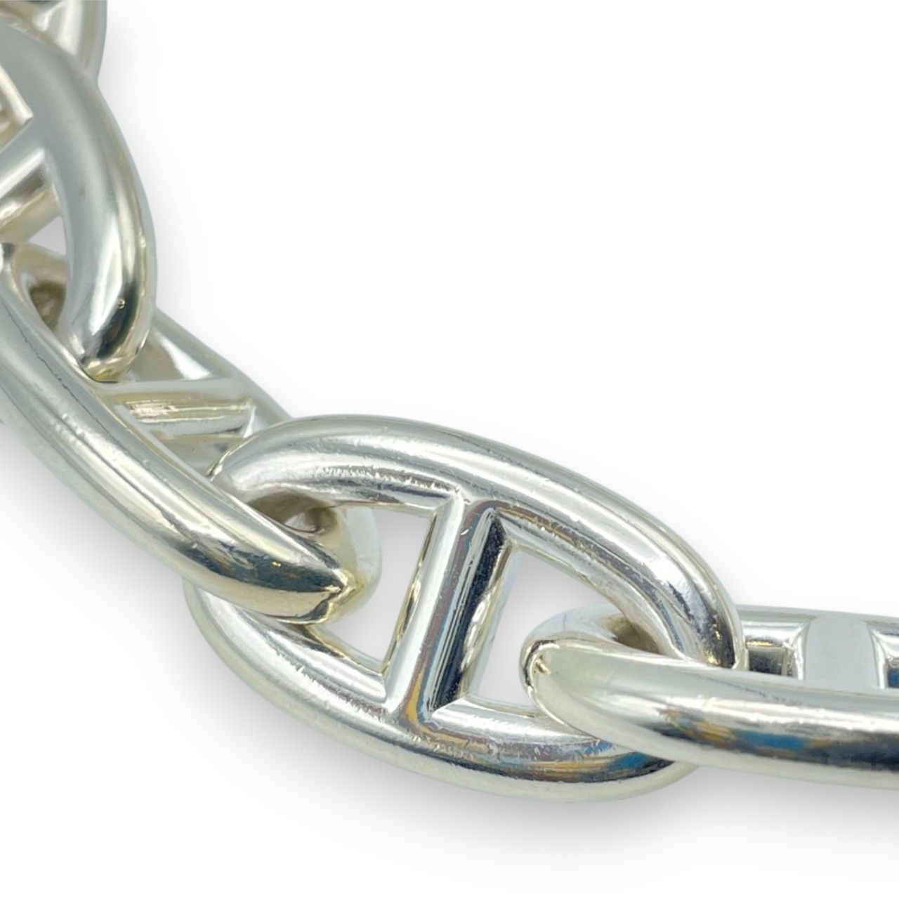 エルメス シェーヌ ダンクル ブレスレット GM シルバー925 13コマ