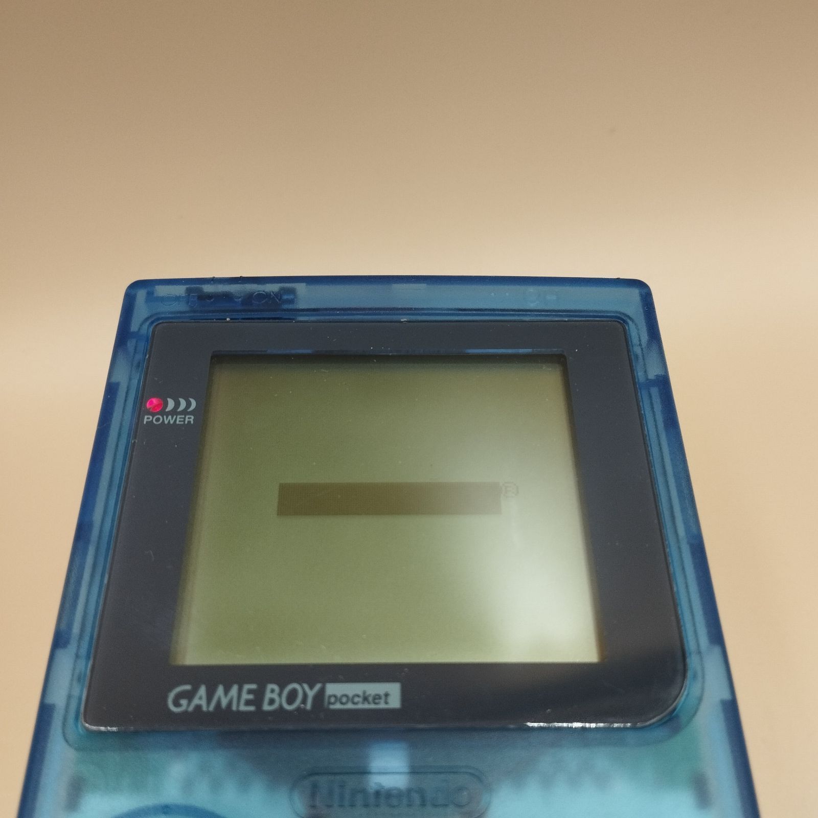 D10726】GAMEBOY ゲームボーイポケット ana クリアブルー ゲーム本体