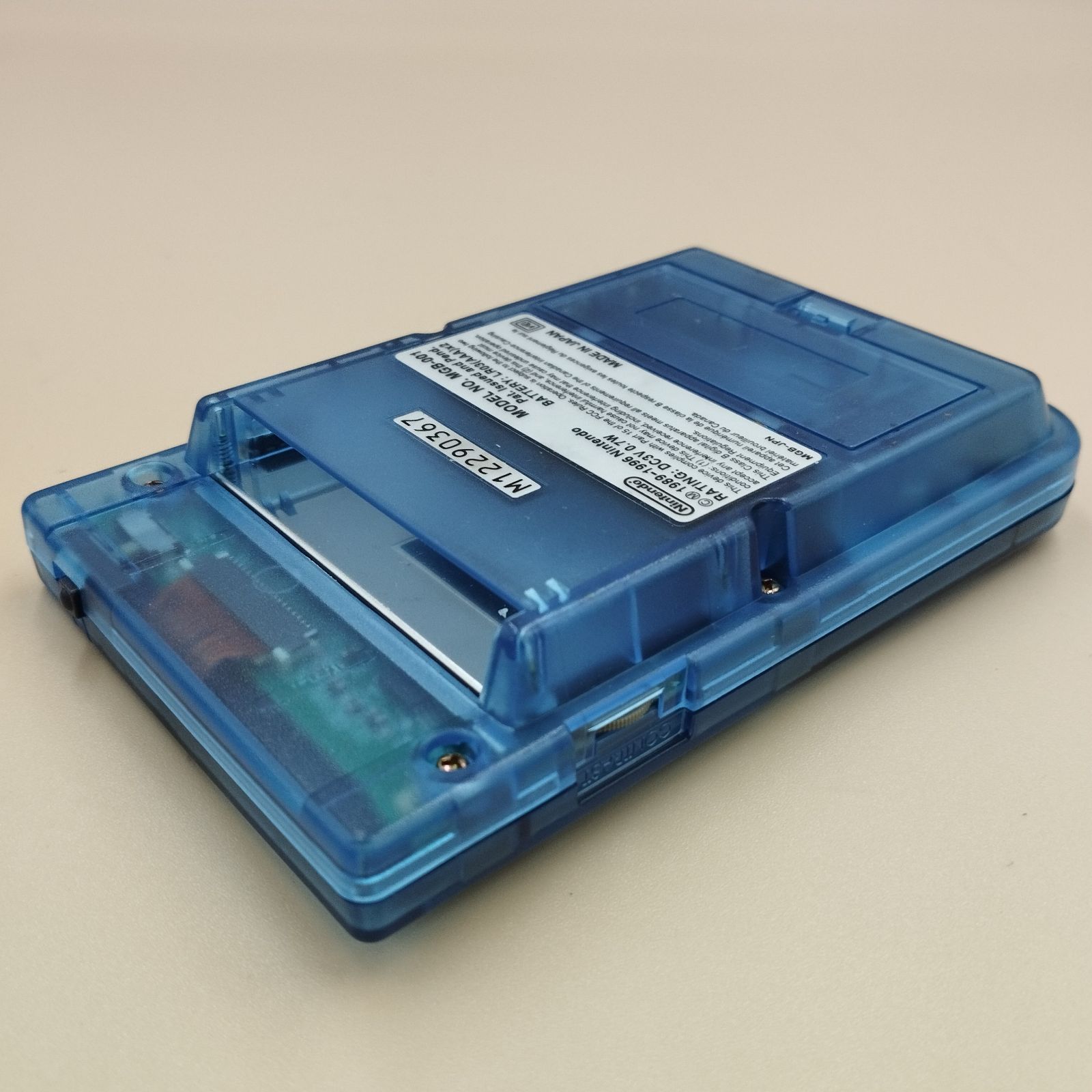 D10726】GAMEBOY ゲームボーイポケット ana クリアブルー ゲーム本体