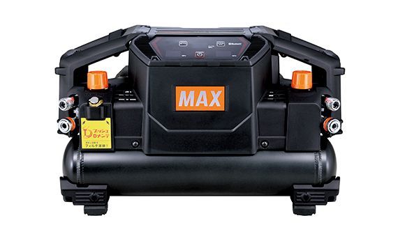 マックス AK-HH1310E2 高圧 エアコンプレッサ 11L|高圧 高圧 4口 静音 AIモード搭載|赤色も展開 色アンバーオリーブ登場シリーズ|