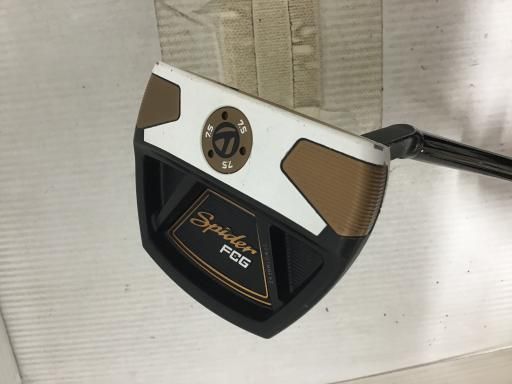 【】 テーラーメイド Spider FCG BLACK/WHITE クランクネック 33インチ パター PT KBS CT TOUR BLACK (フレックスその他) メンズ 男性用 右利き 右用 Cランク ゴルフクラブ