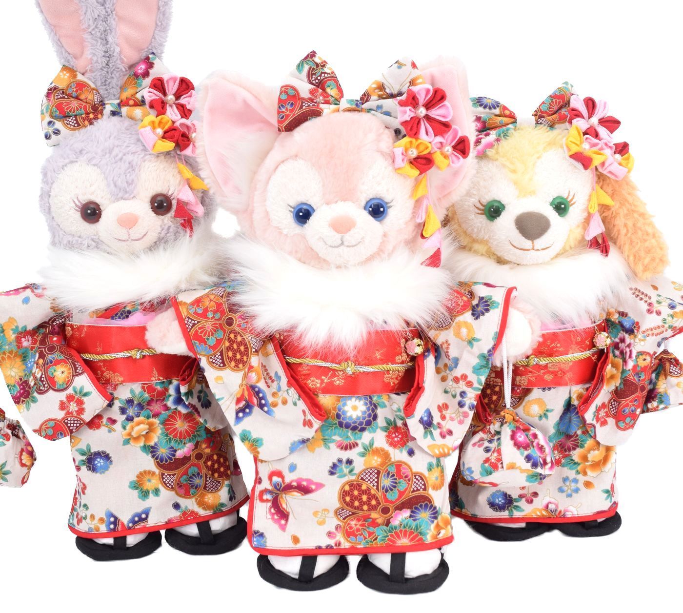 クッキーアン 着物 着せ替え コスチューム ケープ 草履付 金彩 振袖セット No 13 本体無 Sサイズ用